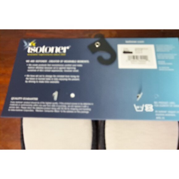 Isotoner Classic Satin Ballerina Slippers Periwinkle Large 8-9 Bridesmaid Bride - Picture 6 of 6